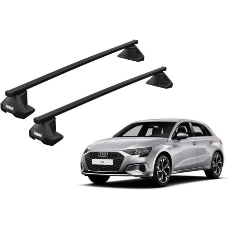 Barras THULE EVO SquareBar para autos AUDI A3 Sportback desde 2020