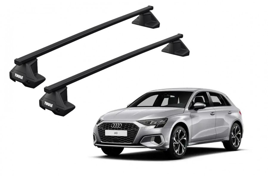 Barras THULE EVO SquareBar para autos AUDI A3 Sportback desde 2020
