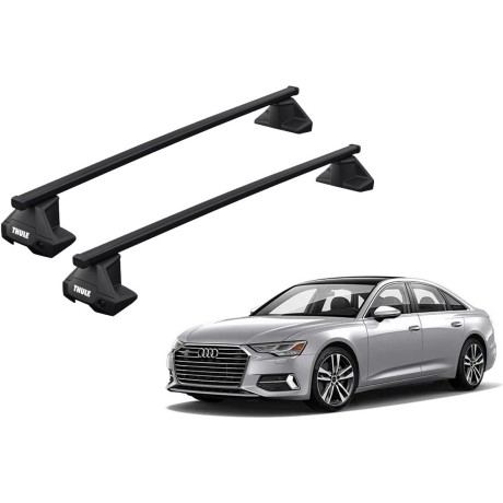 Barras THULE EVO SquareBar para autos AUDI A6 desde 2019 a 2024
