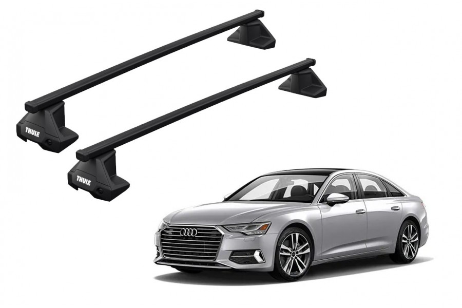 Barras THULE EVO SquareBar para autos AUDI A6 desde 2019 a 2024