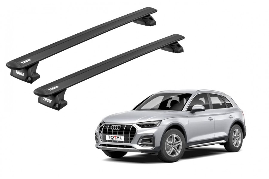 Barras THULE EVO WingBar para autos AUDI Q5 desde 2017 - 2024 negro