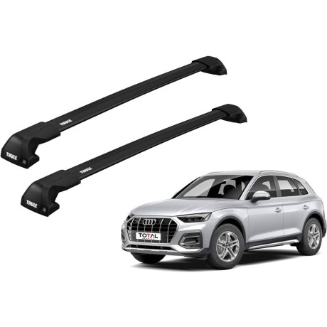 Barras THULE EDGE Flush para autos AUDI Q5 desde 2017 - 2024 negro