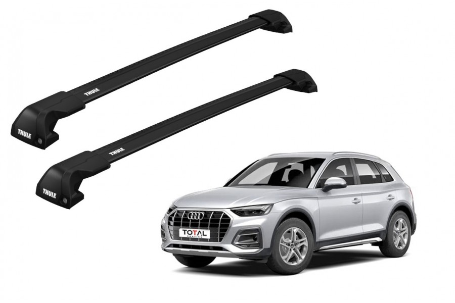 Barras THULE EDGE Flush para autos AUDI Q5 desde 2017 - 2024 negro