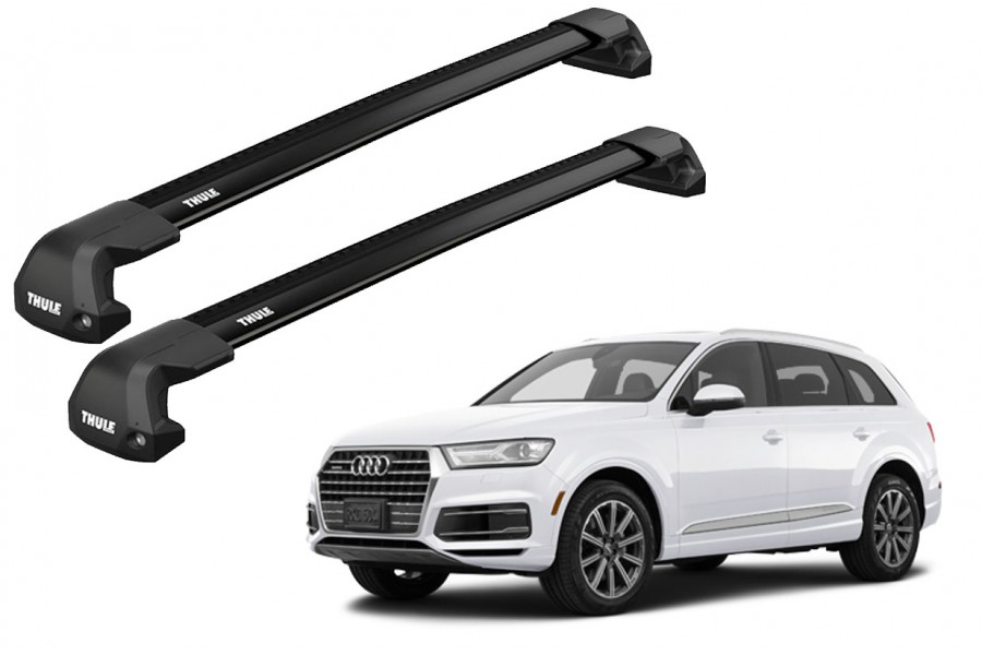 Barras THULE EDGE Flush para autos AUDI Q7 desde 2015 negro