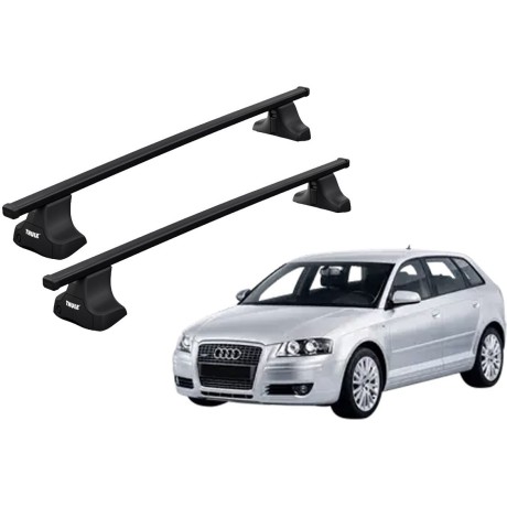 Barras THULE SquareBar para autos AUDI A3 Sportback 2004 a 2012