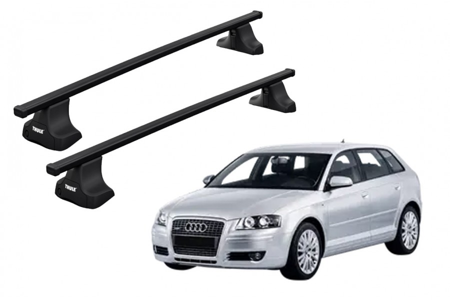 Barras THULE SquareBar para autos AUDI A3 Sportback 2004 a 2012