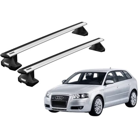 Barras THULE EVO WingBar para autos AUDI A3 Sportback 2004 a 2012