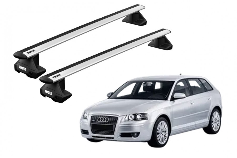 Barras THULE EVO WingBar para autos AUDI A3 Sportback 2004 a 2012