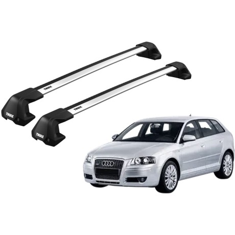 Barras THULE EDGE Flush para autos AUDI A3 Sportback 2004 a 2012