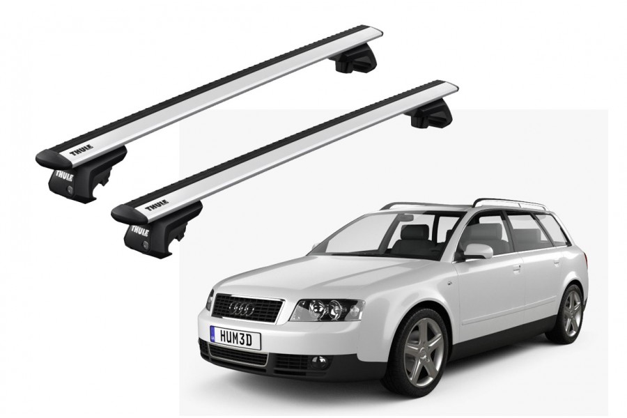 Barras THULE EVO WingBar para autos AUDI A4 Avant 2005 a 2007