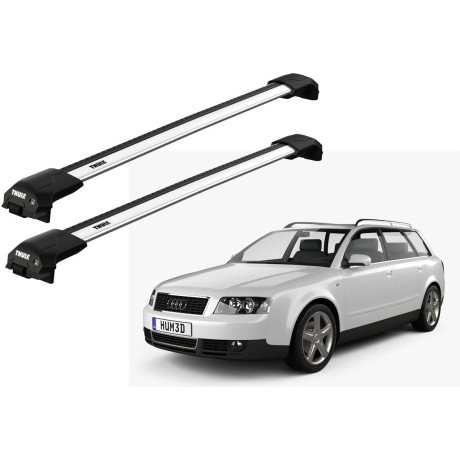 Barras THULE EDGE Flush para autos AUDI A4 Avant 2005 a 2007