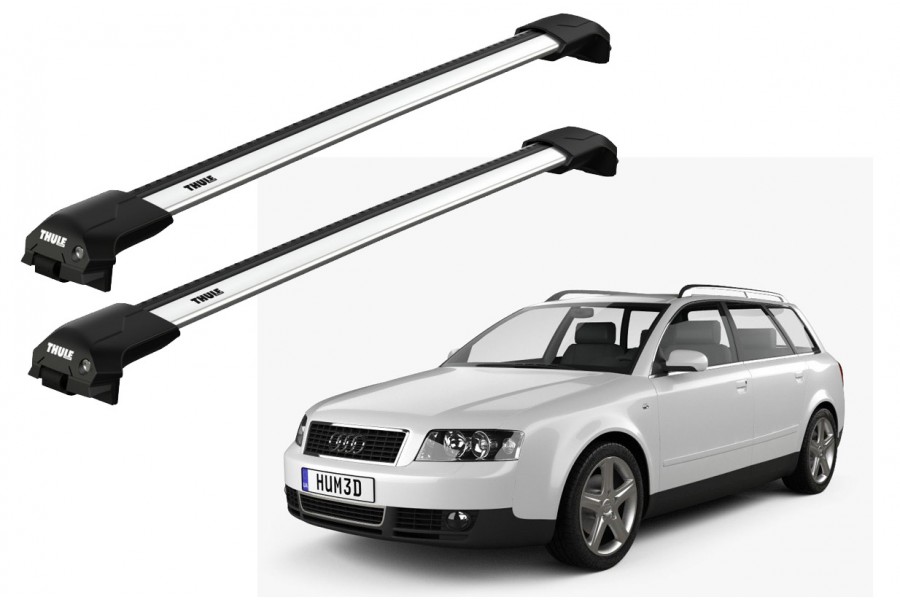 Barras THULE EDGE Flush para autos AUDI A4 Avant 2005 a 2007