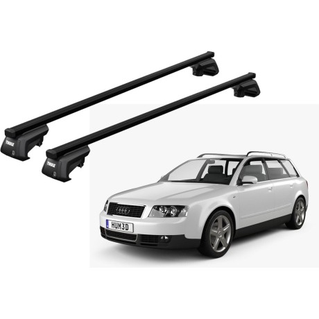 Barras THULE SmartRack XT para autos AUDI A4 Avant 2005 a 2007