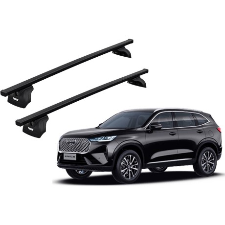 Barras THULE SquareBar para autos GREAT WALL HAVAL H6 desde 2017 - 2023