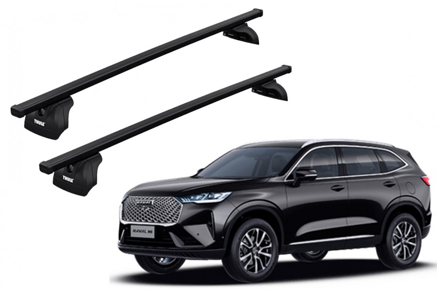 Barras THULE SquareBar para autos GREAT WALL HAVAL H6 desde 2017 - 2023