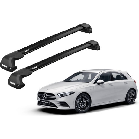 Barras THULE EDGE Flush para autos MERCEDES BENZ A-Class (W177) desde 2018 negro