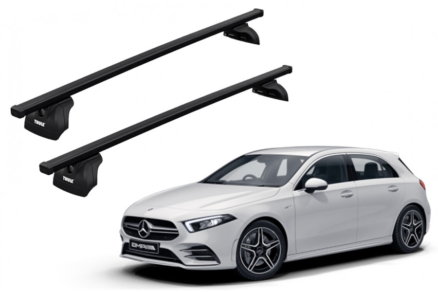 Barras THULE SquareBar para autos MERCEDES BENZ A-Class (W177) desde 2018