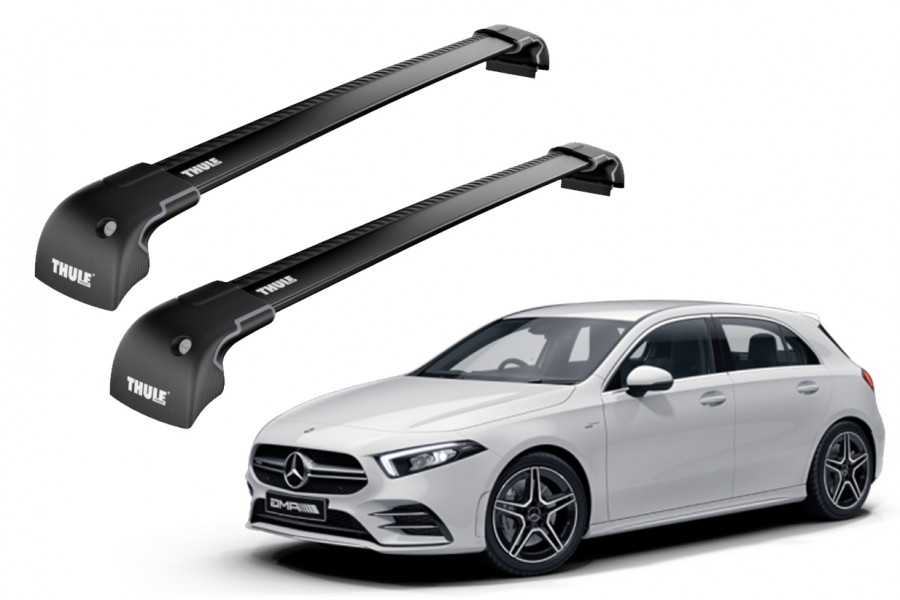 Barras THULE EDGE para autos MERCEDES BENZ A-Class (W177) desde 2018 negro