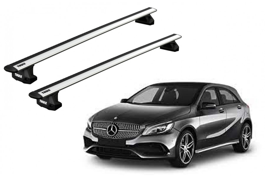 Barras THULE EVO WingBar para autos MERCEDES BENZ A-Class (W176) 2012 a 2018