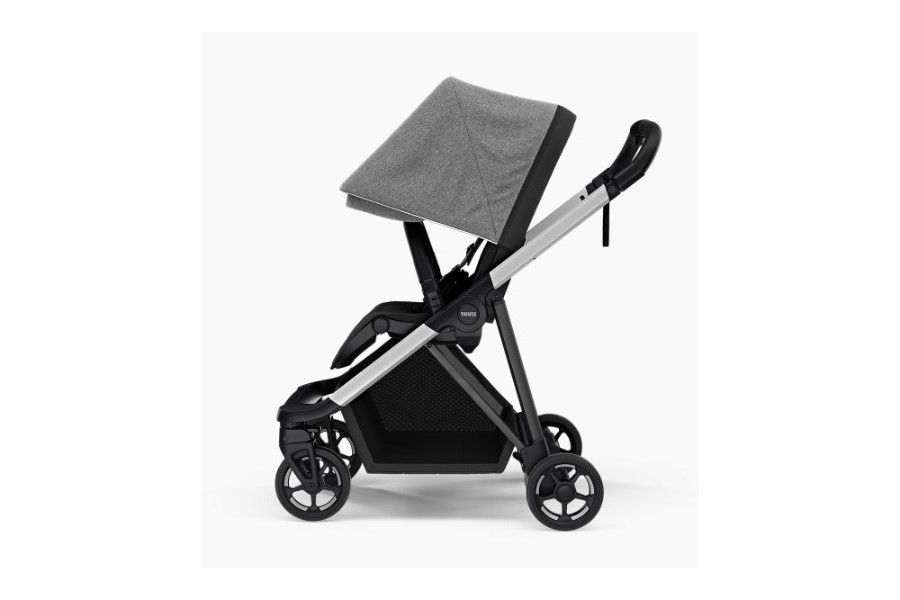Coche Thule Shine Grey Melange + Silla Auto Cybex Nido Aton B2 I-Size