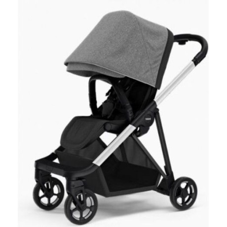 Coche Thule Shine Grey Melange + Silla Auto Cybex Nido Aton B2 I-Size