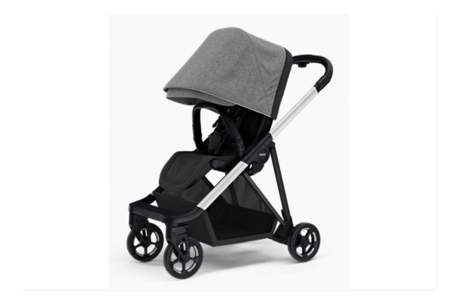Coche Thule Shine Grey Melange + Silla Auto Cybex Nido Aton B2 I-Size