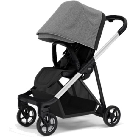 Coche Thule Shine Grey Melange + Silla Auto Cybex Nido Aton B2 I-Size