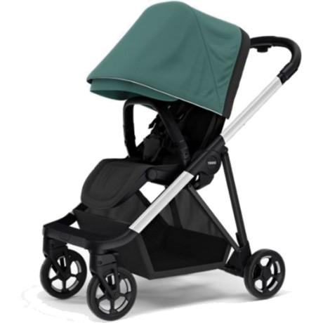 Coche Thule Shine Mallard Green + Silla Auto Cybex Nido Aton B2 I-Size