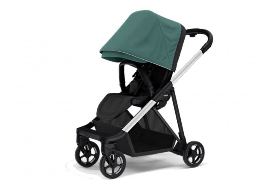 Coche Thule Shine Mallard Green + Silla Auto Cybex Nido Aton B2 I-Size