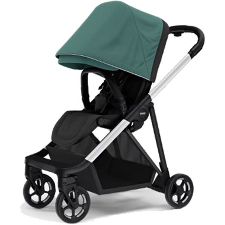 Pack Coche THULE Shine Mallard Green + Bassinet