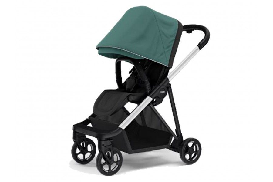 Pack Coche THULE Shine Mallard Green + Bassinet