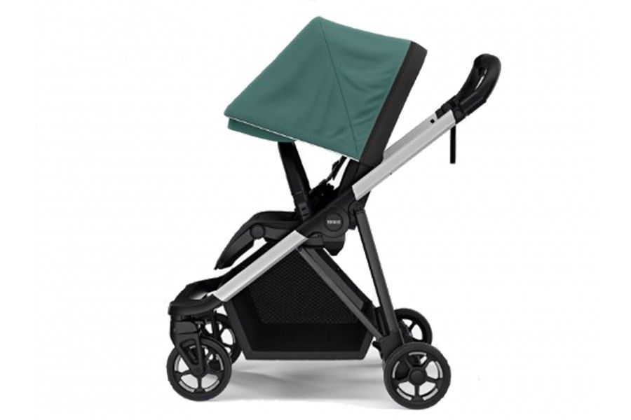 Pack Coche THULE Shine Mallard Green + Bassinet