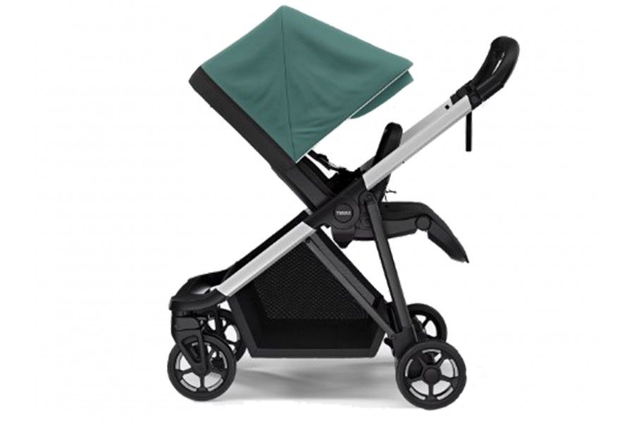 Pack Coche THULE Shine Mallard Green + Bassinet