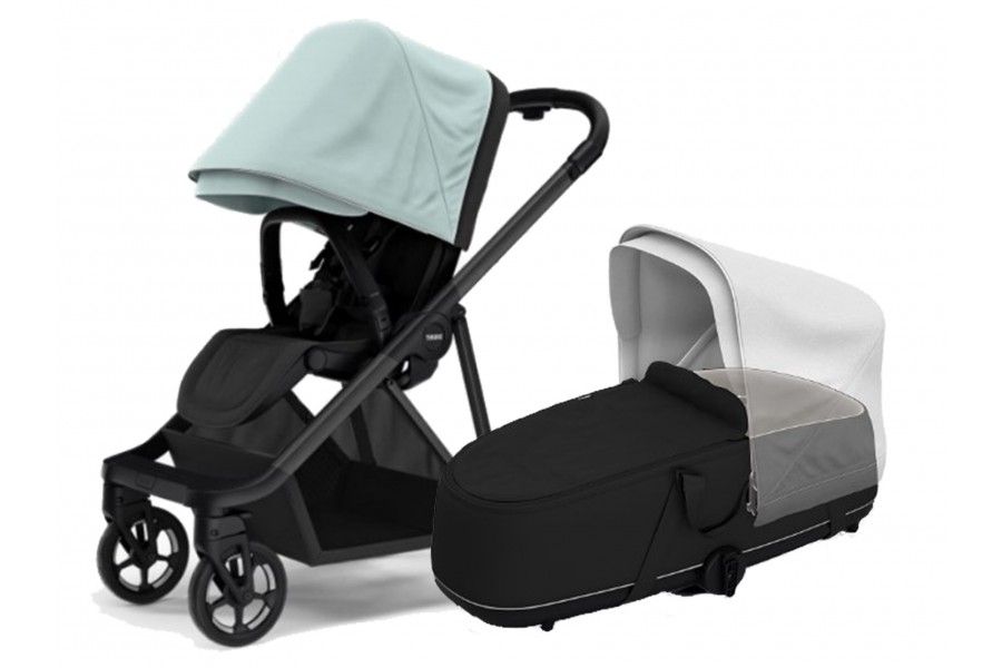 Pack Coche THULE Shine Black Alaska + Bassinet