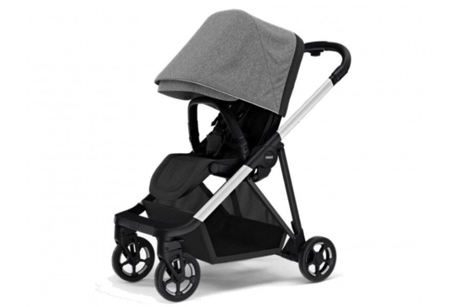 Pack Coche THULE Shine Grey Melange  + Bassinet