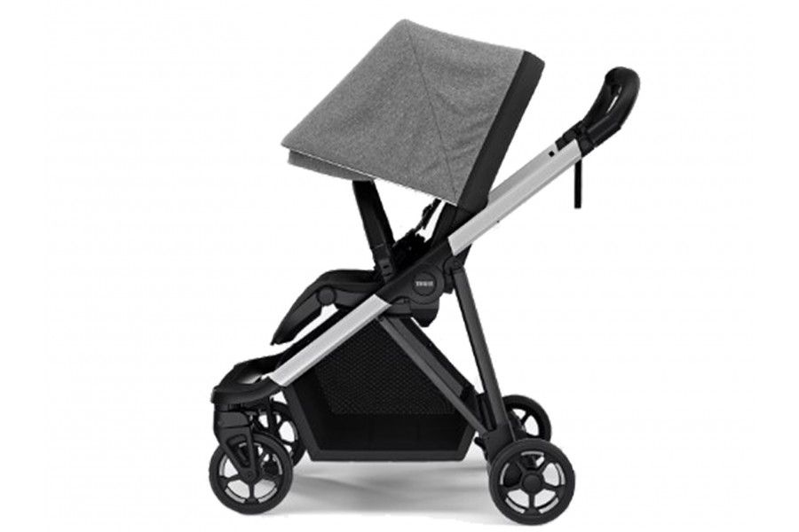 Pack Coche THULE Shine Grey Melange  + Bassinet