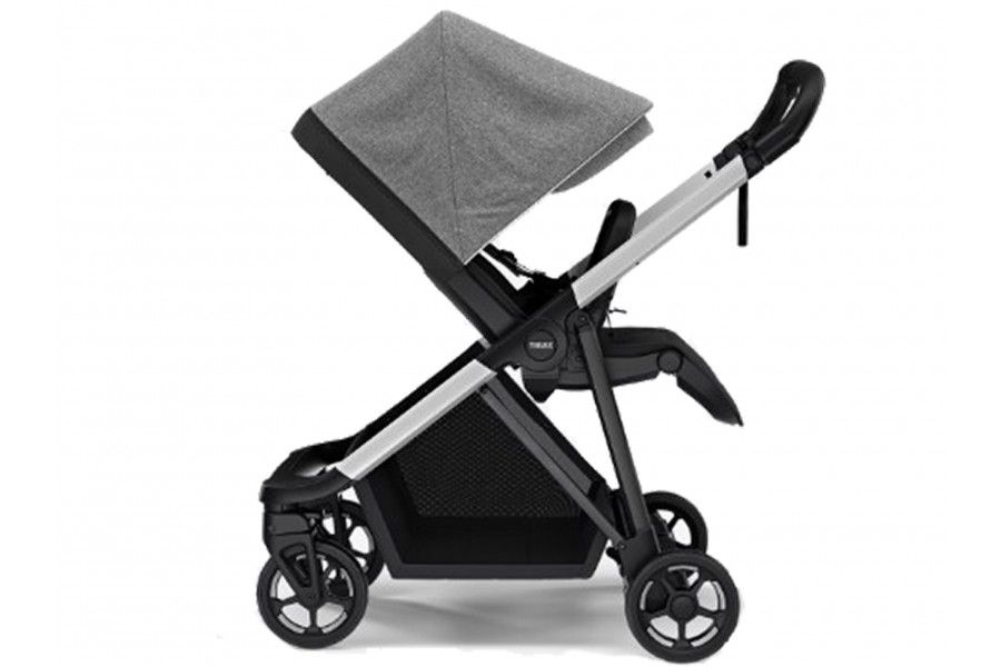 Pack Coche THULE Shine Grey Melange  + Bassinet