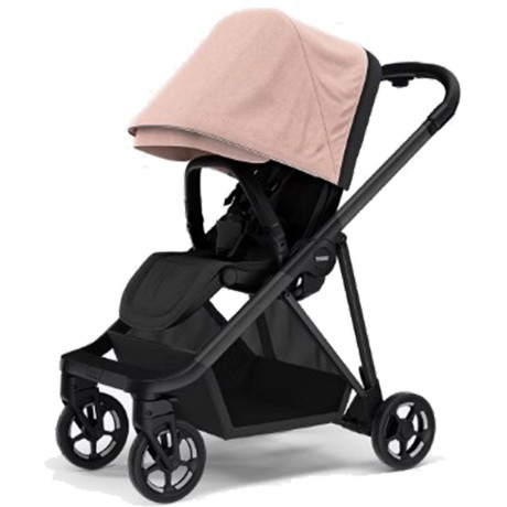 Coche Thule Shine Misty Rose + Silla Auto Cybex Nido Aton B2 I-Size