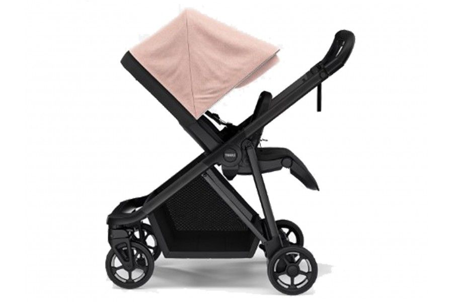 Coche Thule Shine Misty Rose + Silla Auto Cybex Nido Aton B2 I-Size
