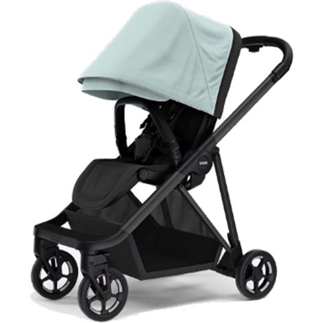 Coche Thule Shine Black Alaska + Silla Auto Cybex Nido Aton B2 I-Size