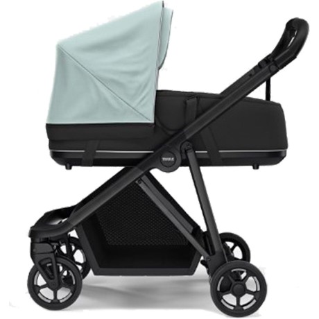 Coche Thule Shine Black Alaska + Silla Auto Cybex Nido Aton B2 I-Size