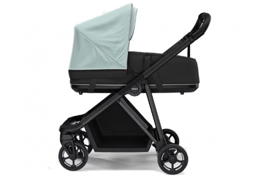 Coche Thule Shine Black Alaska + Silla Auto Cybex Nido Aton B2 I-Size