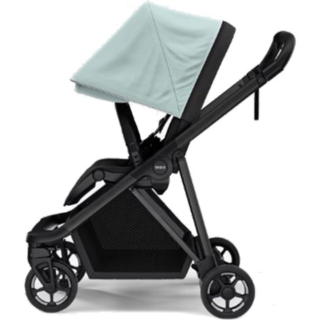 Coche Thule Shine Black Alaska + Silla Auto Cybex Nido Aton B2 I-Size