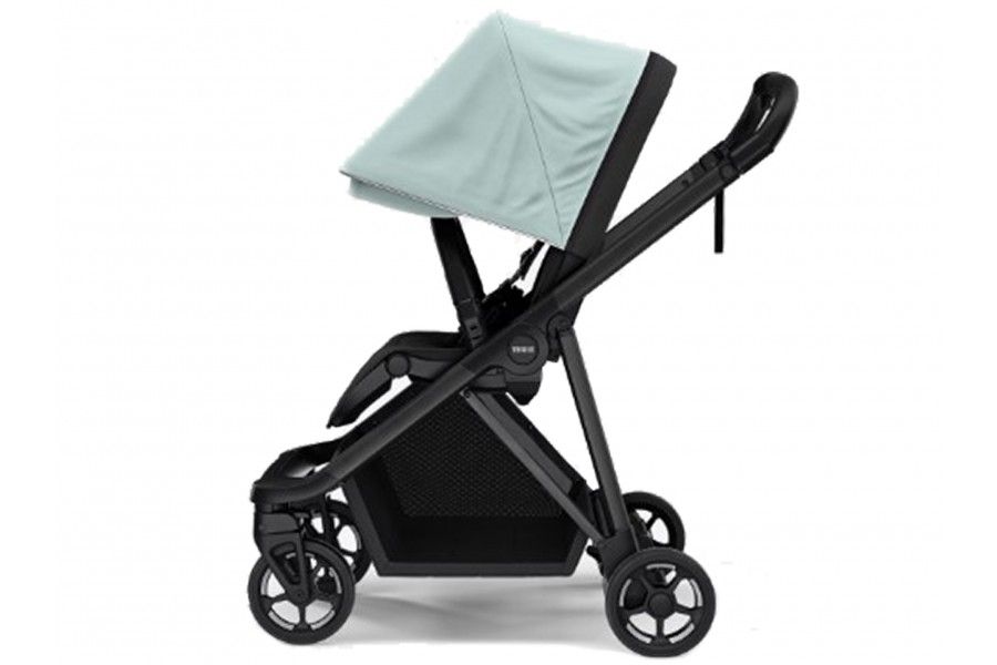 Coche Thule Shine Black Alaska + Silla Auto Cybex Nido Aton B2 I-Size