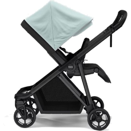 Coche Thule Shine Black Alaska + Silla Auto Cybex Nido Aton B2 I-Size