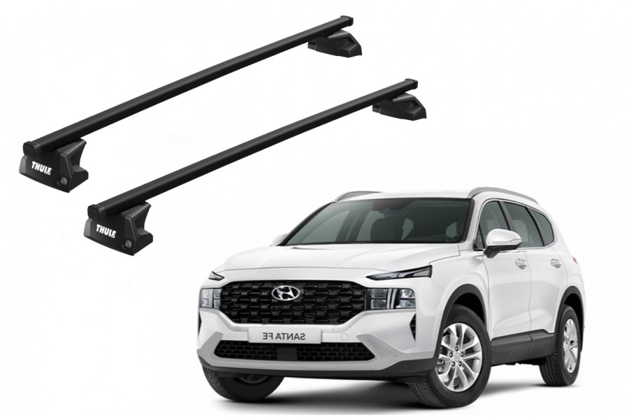 Barras THULE EVO SquareBar para autos HYUNDAI Santa Fe desde 2018 - 2023