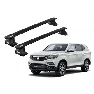 Barras THULE EVO WingBar para autos SSANGYONG Rexton desde 2022 negro