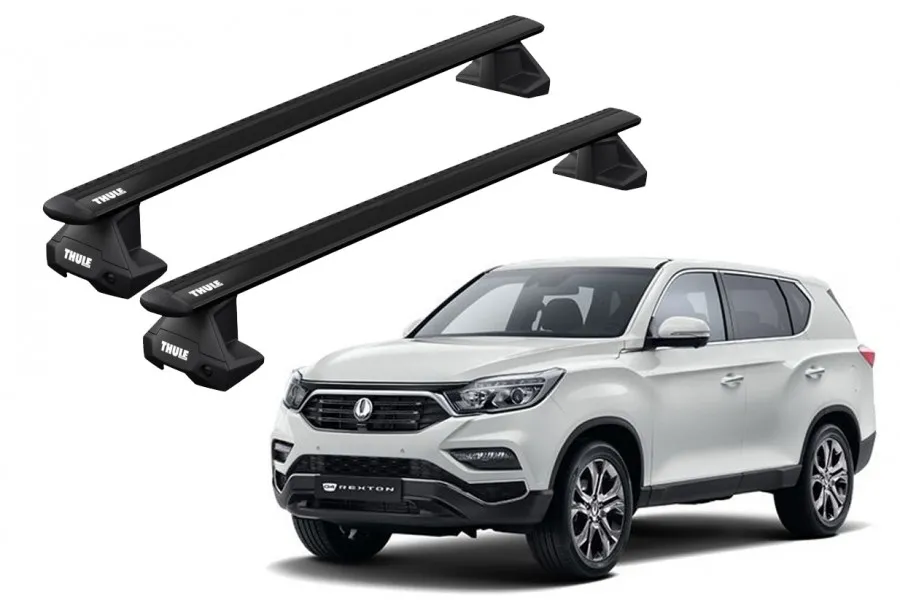 Barras THULE EVO WingBar para autos SSANGYONG Rexton desde 2022 negro