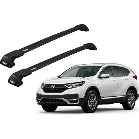 Barras THULE EDGE Flush para autos HONDA CR-V 2012 a 2018 negro