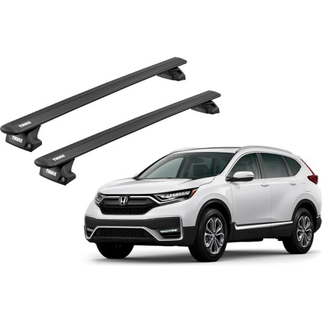 Barras THULE EVO WingBar para autos HONDA CR-V 2012 a 2018 negro